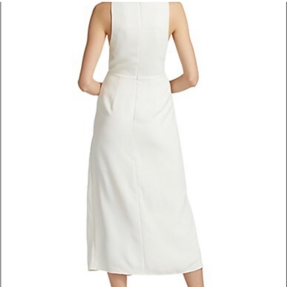 Acler Ivory Hurley Draped Midi-Dress - Picture 3 of 12
